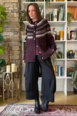 Ferguson Fair Isle Cardigan Fig